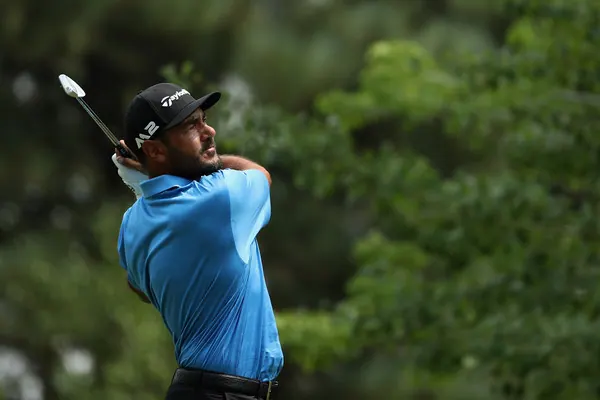 Hugo León resbaló en el Australian PGA Championship